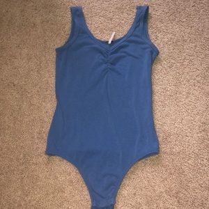 Blue bodysuit